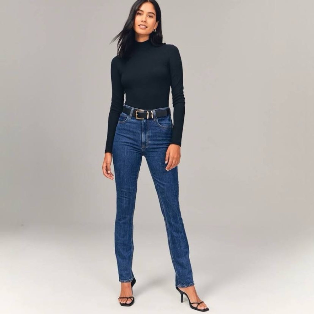 Nwt Abercrombie 90s Slim Straight Jeans